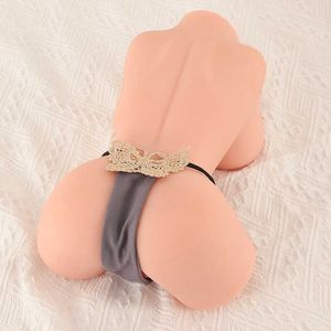 Sexo massageador aeronave copo moldado metade do corpo sólido boneca masculino masturbação dispositivo maduro feminino simulado buceta hip exercício adulto sexual