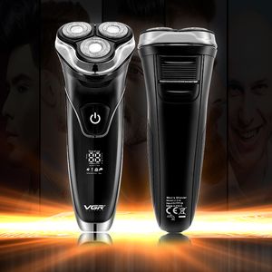 Electric Shavers Mens Shaver Razor Smart Beard Hair Shaving Popup Timmer Waterproof Machine Men LCD Display 230826