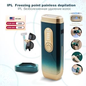 Epilator IPL Hair Removal Ice Cooling Laser Women Depilatory Permanent Painless Remover Depiladora Professional Depilation 230826