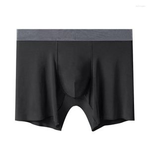 Unterhosen Mittlere Taille Mann Boxer Unterwäsche Herren Modal Boxershorts Langes Bein Höschen Hohe Qualität Atmungsaktive Sexy Beutel Unterwäsche