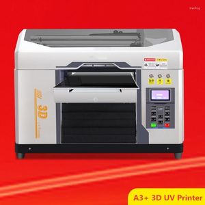 30x50 cm Arbetsstorlek Mini 3D UV -skrivare för telefonomslag Case Cup Cylinder Flat Bed Card Akrylflasktryck Inkjet Print
