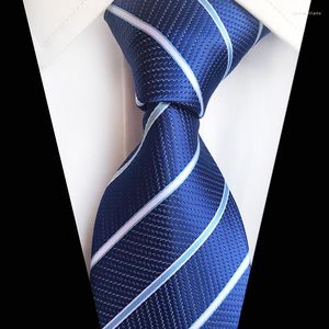 Gravatas borboleta marca masculina listrado impressão pescoço para homens gravata estreita magro cravate azul homem negócios trabalho formal vestido gravatas