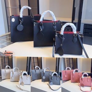 the tote bag Monograms embroidered shoulder bags ON Shopping Bags THE go to women handbag crossbody Designer Bags MM PM GM large totes