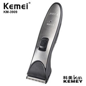 Kemei Electric Men için Şarj Edilebilir Salon Saç Clipper düzeltici KM-3909 Toptan Pil İtme Kesme