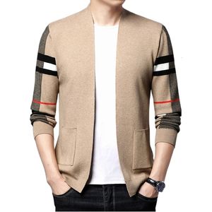 Men's Sweaters Knitted Cardigan Casual Daily Business Long Sleeve Men Tops 230826