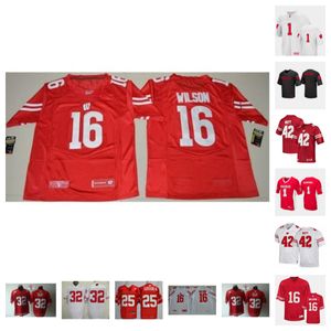 Wisconsin Badgers Football Jersey 25 Cade Yacamelli 63 Tanor Bortolini 28 Christian Alliegro 12 Lofy 19 Will Pauling 41 JT Seagreaves 13 Kamo'i Latu 44 Pietrowski Jr.