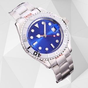 AAA Factory Watch Ceramic Bezel Standard Watches Dial Sapphire Date 40mm Automatisk mekanisk rostfritt stål Män Black Dial Dial