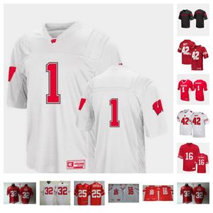 2023 Wisconsin Badgers Football Jersey 66 Nolan Rucci 4 C.J. Williams 78 Trey Wedig 56 Joe Brunner 79 Джек Нельсон 67 JP Benzschawel 71 Mahlman 3 T.J. Bollers 7 Ник Эверс