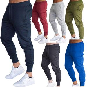 Men's Pants Slim Fit Sports Running Fitness Feet Casual Lacing Tight Training