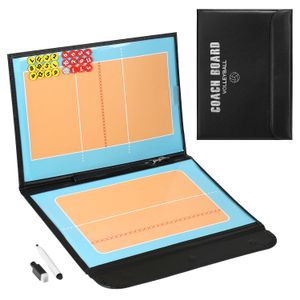 Balls Foldable Volleyball Magnetic Tactic Board Coaching Strategy Board with Marker Pieces and 2in1 Pen Volleyball Equipment 230826
