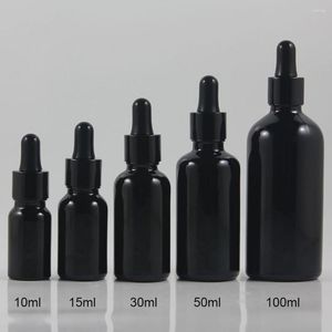 Lagringsflaskor China Leverantör 100 ml Droper Bottle Packaging Cosmetic Essential Oil Refillable