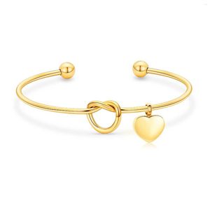 Link Bracelets Small Heart Urn Bangle Cremation Jewelry For Ashes Memorial Cuff With Charm