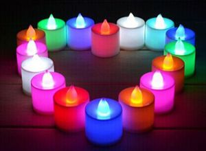 LED Wedding Tealights Electronic Candle Light Party Event Flameless Flimrande Battery Candles