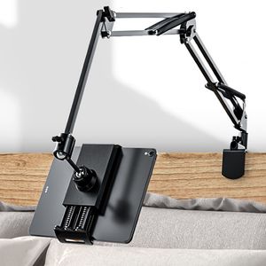 Tablet PC Stands OUTMIX 360Degree Long Arm Tablet Holder Stand for 4 to 11inch Tablet Smartphone Bed Desktop Lazy Holder Bracket Support for iPad 230826