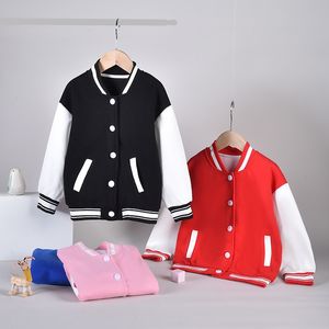 Family Matching Outfits Personalized Unisex Baseball Style Kids Varsity Jacket Custom Letterman Name Number College Football for Boy or Girl 230826