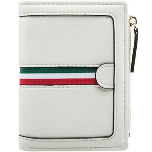 Evening Bags purses New Short Wallet Korean Versatile Women's coin purse Wallet Personalized Contrast Color Ribbon Folding Wallet