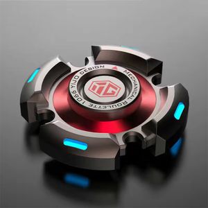 Spinning Top Fidget Spinner Luminous Glow at Night Light Hand Figet Spiner Finger Stress Decompression Kids Toys Fingertip Gyroscope 230826