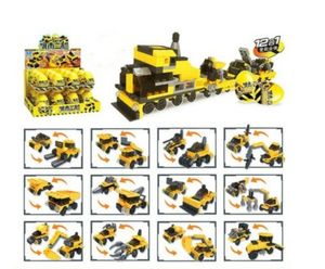 Lepin brinquedos 9060 tijolos ovos de páscoa construir tijolo 12 em 1 diy pequena partícula dinossauro figura blocos torção ovo caixa cega para crianças