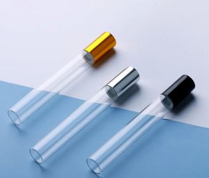 Großhandel 100 Teile/los 10 ml Ätherisches Öl Flasche Roller Ball Parfüm Probenflasche Glasrolle Auf Langlebigen Kosmetikbehältern LL