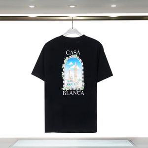 Casablanc camisa ment camisa designer t camisas marca camisa masculina casablanca camiseta respirável manga superior t casa eua tamanho S-XXL