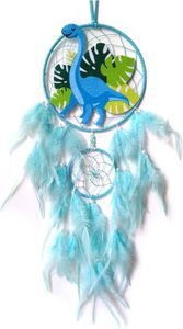 Dinosaur Dream Catchers Blue Dream Catcher for Boys Girls Bedroom Accessories Handmade Feather Dreamcatche 122882