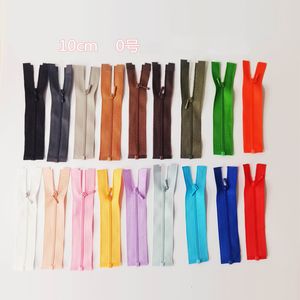 Tool Parts Mini 10cm 0 Open End Colorful Doll Coat Zipper No0 Handmade Sew Blyth Bjd Dress Clothes Accessory Wholesale 230826