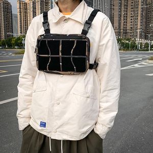 Plecak unisex wielofunkcyjne torby na klatkę piersiową kamizelka Hip-Hop Street Belt Bag to taktyczne sport do treningów jazda na rowerze