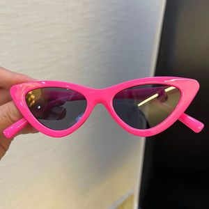 kids cat eye sunglasses designer Children Designer Sunglasses For kids Classic Eyeglasses Fashion Goggle Outdoor Beach Triangular Sun Glasses For Child 006