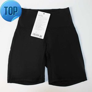 LU-088 Women's Sports Yoga Shorts Fitness High Waist Slim Quick Dry Breathable High Elasticity Nylon Material Pants Womenh5