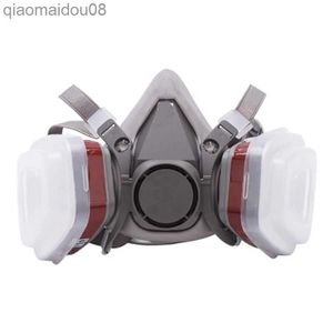 Indumenti protettivi 6200 Respiratore Maschera antigas Respiratore antipolvere Maschera antigas per il viso Protezione Maschere antigas industriali con filtri Ampiamente usato HKD230826