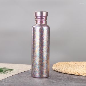 Wasserflaschen 25 Unzen Reine Titanflasche Outdoor-Sport Kleiner Mund Einschichtiger Topf Leichte Tasse Heizbare Getränkebo