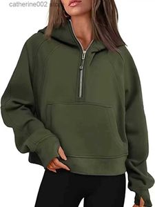 Kadın Hoodies Sweatshirts 2023 Sonbahar Kış Kış Hoodie Kadınlar Vintage Sıcak Fermuar Gevşek Hoodie Sıradan Büyük Boyut Sokak Sweatshirt Y2K Giyim T230828