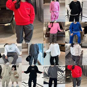 Kids Clothes Sets Boys Wave Pullover Tracksuits Toddler Long Sleeve Hoodies Pants Cola Sweater Letter Children Youth Striped Paris Jogging Suit Girls Sweatshirts