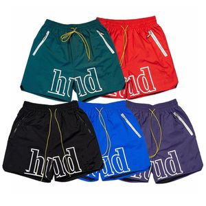 Men's Shorts Mens Designer Shorts Swim a Designer Men Limited Rhude Summer Short Knee Length Hip Hop High Street Sports Training Beach Pants Elastic Waist