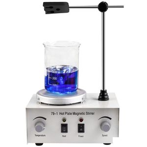 LAB-leveranser Partihandel 110V/220V Värme Magnet Stirrer 79-1 Dual Control Mixer för omrörning 250W 1000 ml Plate Drop Delivery Office DHTO4