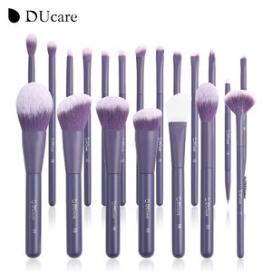 Makeup Tools DUcare Purple 20pcs Brush Set Professional Eyeshadow Synthetic Foundation Powder Contour Liner Blending Highlight 230828