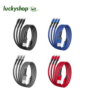 5A 66W 3 In 1 Super Schnellladekabel Für Typ C Android Iphone Handy Draht Telefon Zubehör