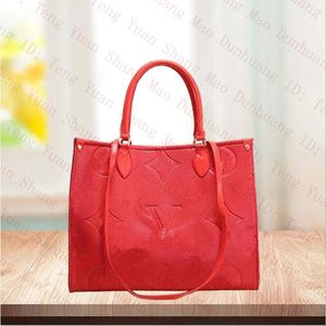 Sacos de desenhista Onthego Tote Bag Luxurys Bolsas Cinto Ombro Crossbody Bag Em Relevo Totes de Viagem Senhora Bolsa Bolsa Mulheres Clássicas Grande Capacidade Saco de Compras