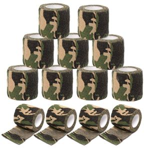 Tattoo Grips 6/12/24/48pcs Camouflage Tattoo Grip Bandage Elastic Wraps Tapes Nonwoven Self-adhesive Finger Protection for Tattoo Machine Pen 230828