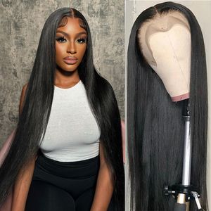 13x4 13x6 Bone Straight Lace Front Wig Hd Transparent 30 34 Inch Brazilian Human Hair Wigs for Black Women 360 Lace Frontal Wig