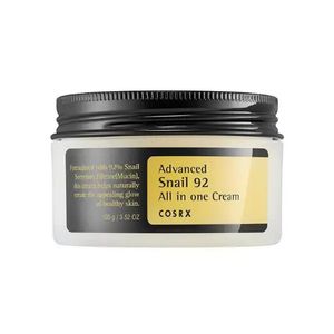 COSRX Advanced Snail 92 Crema All In One Idratante Arricchita con il 92% di Mucina di Lumaca per Donare Nutrimento alla Pelle 100g