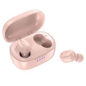 Bluetooth-hörlurar hörlurar Binaural Business Mini Invisible Tws In-Ear True Wireless Headset Stereo Sound Buller Reduction 500mAh Long Endurance Charging Case