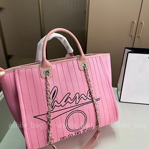 Luxury Designer Fashion Women's Beach Bags Totes High-capacity Leisure Time Spend One's Holidays High Quality Women Shoulder Bag