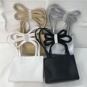 Top 3 Boyut Tasarımcı Crossbody Omuz Çantaları Yumuşak Deri Mini Orta Çantalar Kadın Erkek Lüks Tote Alışveriş Pembe Beyaz Sarı Gümüş Kırmızı Kabarık Kahverengi Satchels Bag