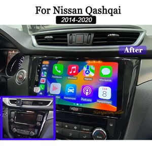 Nissan Qashqai X-Trail Rouge를위한 Android13 자동차 GPS 라디오 2014-2020 오디오 비디오 플레이어 4G RAM 64G ROM 내장 CarPlay/Android Auto Touch Screen 멀티미디어 플레이어 자동차 DVD