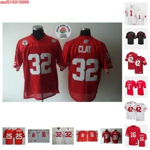 Wisconsin Badgers Football Jersey 64 Sean Timmis 22 Jack Van Dyke 28 Gavin Meyers 73 Kerry Kodanko 91 Jamel Howard 61 Dylan