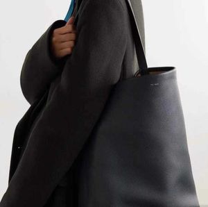 Designer-Tasche The Row Leder-Einkaufstasche mit großem Fassungsvermögen n/s Park Tote Bag Leder-Eimer-Umhängetaschen Schlichter Stil