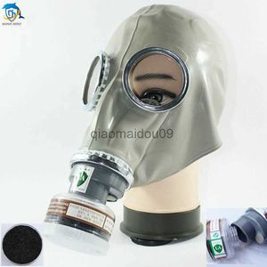 Indumenti protettivi 2 in 1 respiratore per maschera antigas chimica stile classico materiale in gomma protezione completa per il viso respiratore per vernice spray industriale HKD230825