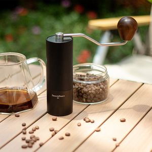 Manual Coffee Grinders Grinder S1 SearchPean Steel Burr Allmetal body Hand Light And Convenient Suitable for Espresso 230828