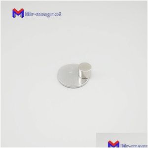 Magneter Partihandel 10st Stark sällsynt jordar NDFEB Magnet 10 x 10mm Neo Neodymium N50 Craft Model Disc Sheet 1010 Mm Drop Delivery Office DH3DF